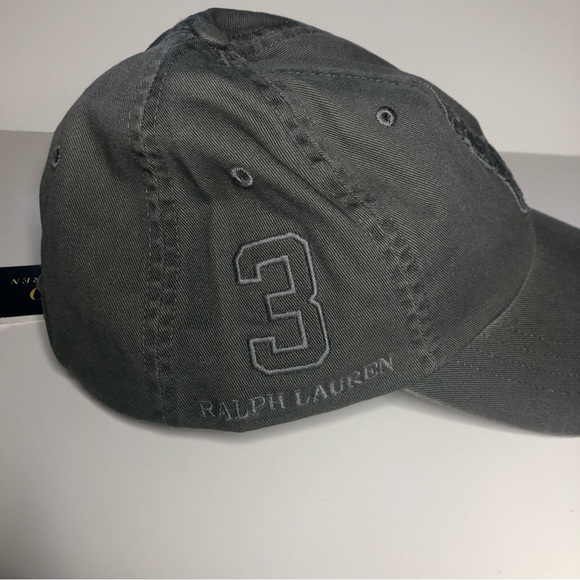 🧢NEW🧢 Polo Ralph Lauren Baseball Cap wi/ adj Leather Strap Closure -Authentic - Picture 3 of 7